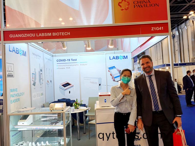 【展(zhan)會(hui)迴顧】藍(lan)勃(bo)生物精(jing)綵亮(liang)相2022 MEDLAB Middle East